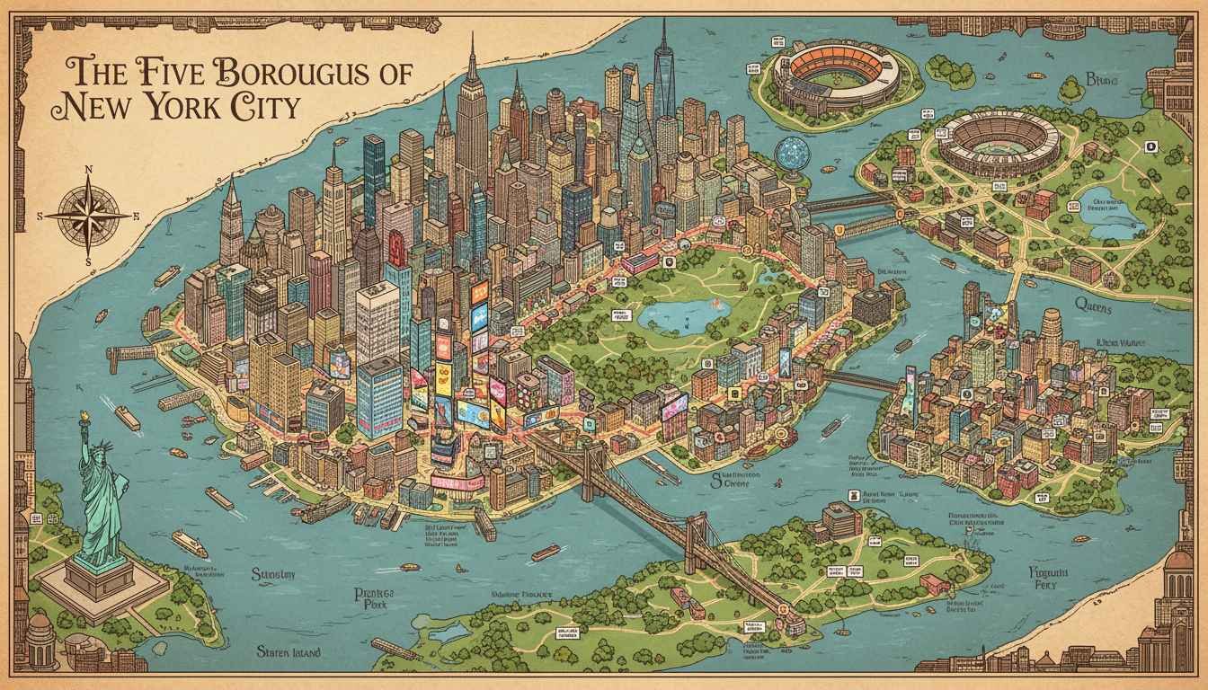 map of places to visit in new york