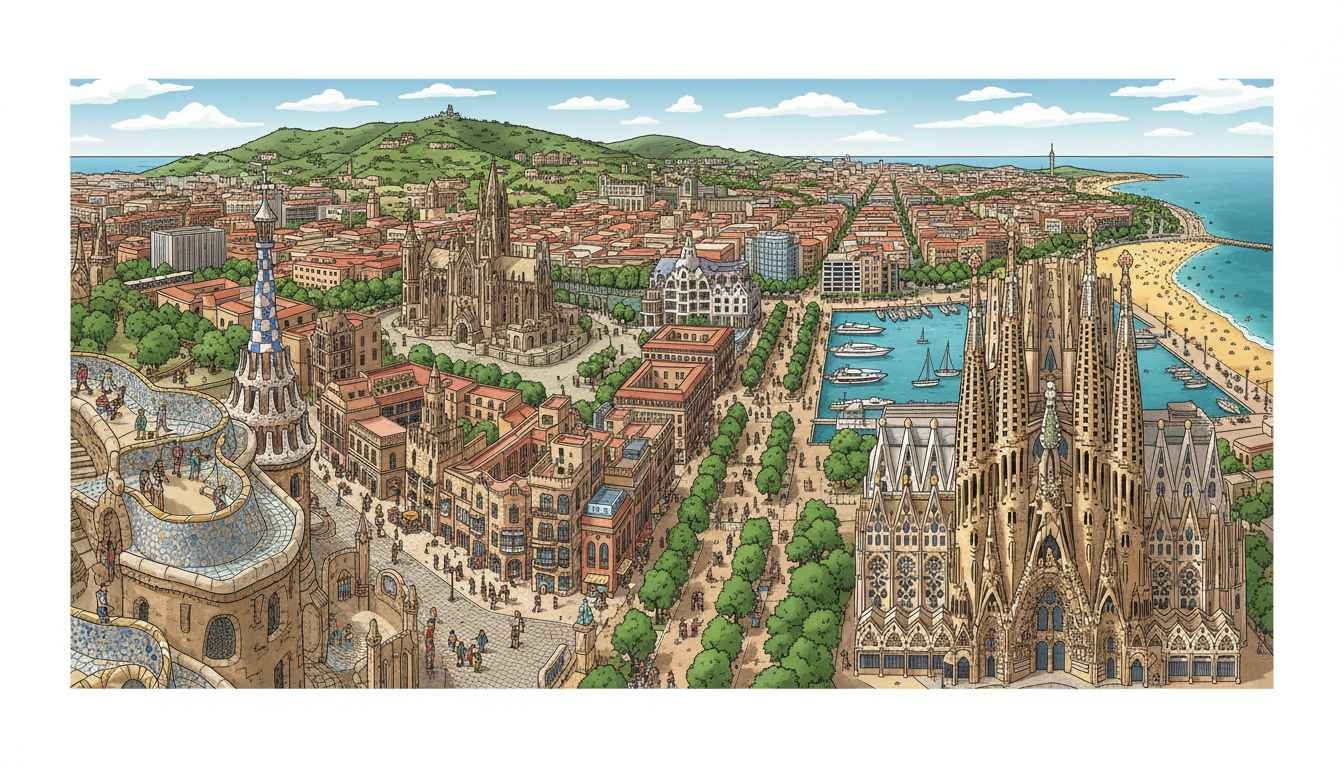 most popular places to visit in barcelona