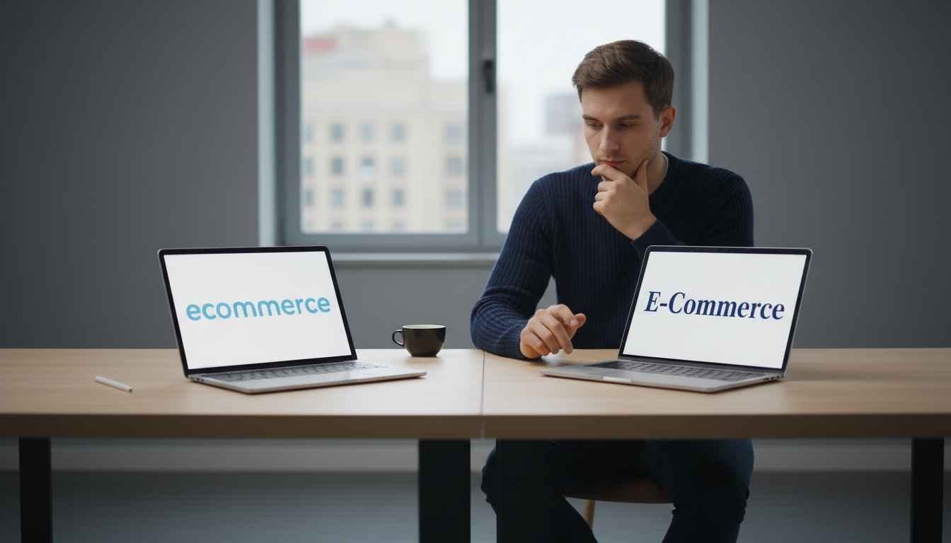 is it ecommerce or e-commerce